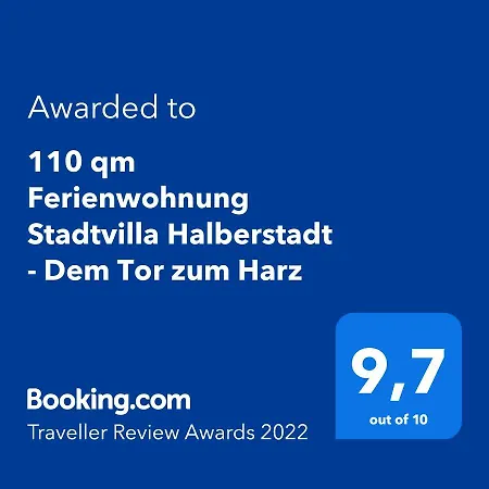110 Qm Stadtvilla - Dem Tor Zum Harz Appartement